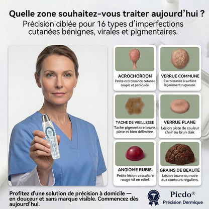 Boutique officielle de la marque |🔥𝐏i𝐜𝐝o® 7 Jours Effaceur de taches et d’excroissances cutanées(Zéro douleur, zéro cicatrice – Roller)💎