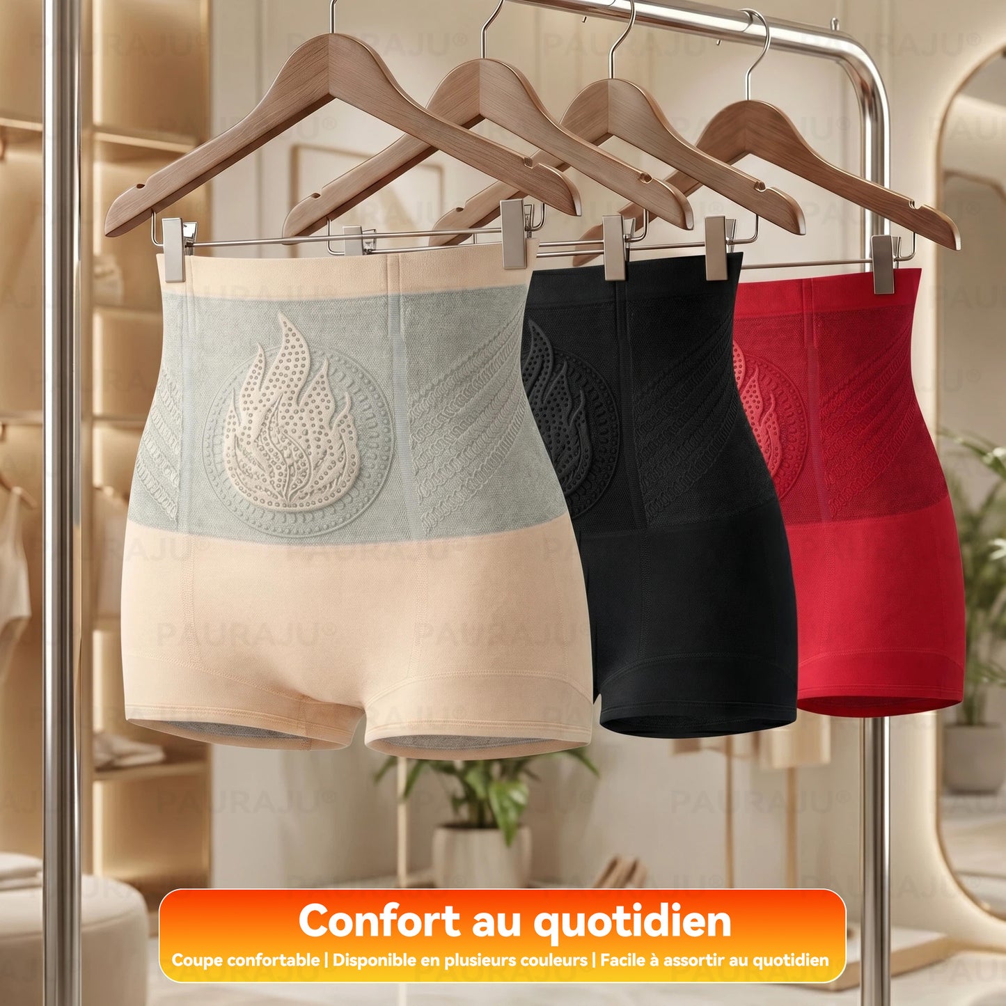 Boutique Officielle |  𝐏𝐀𝐔𝐑𝐀𝐉𝐔® 2026 ✨Short Sculptant & Brûle-Graisses 4-en-1 aux Micro-Particules de Moringa & Berbérine🌱