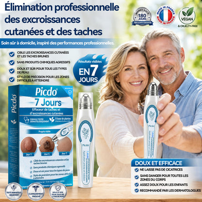Boutique officielle de la marque |🔥𝐏i𝐜𝐝o® 7 Jours Effaceur de taches et d’excroissances cutanées(Zéro douleur, zéro cicatrice – Roller)💎