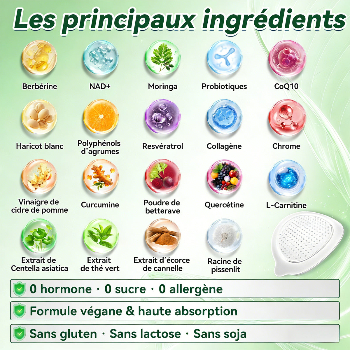 Magasin Officiel |  Luxarise® Moringa & Bérbérine 10-en-1 Patch Nanomicro-aiguilles Avancé👩‍⚕️ (Une application quotidienne, résultats visibles en 7 jours)🗼 Obésité, Diabète, Apnée du sommeil, Problèmes articulaires