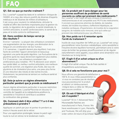 Magasin Officiel |  Luxarise® Moringa & Bérbérine 10-en-1 Patch Nanomicro-aiguilles Avancé👩‍⚕️ (Une application quotidienne, résultats visibles en 7 jours)🗼 Obésité, Diabète, Apnée du sommeil, Problèmes articulaires